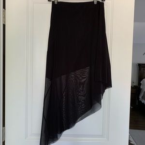 Black skirt- Sheer elegance!